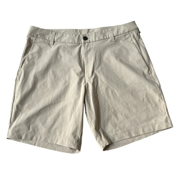 Lululemon Commission Classic-Fit Short 7 In Sz 32 M7AJXS Tofino Sand Warpstreme - Picture 11 of 16